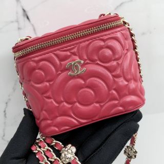 Chanel No.31 Camellia Vanity Red Chain Bag