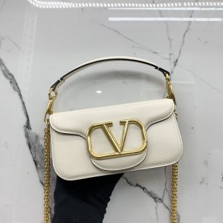 MICRO LOCÒ WHITE V LOGO MINI BAG