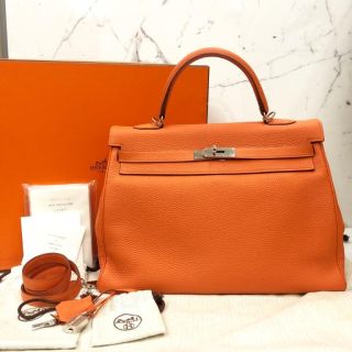 Hermes Kelly 35Q Orange