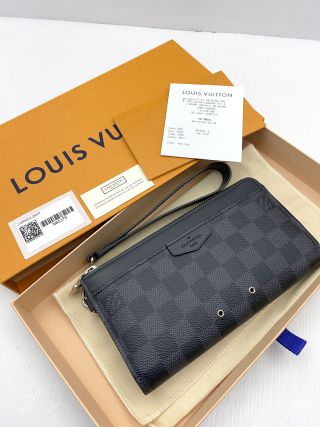 LOUIS VUITTON DAMIER GRAPHITE ZIPPY DORAGONNE