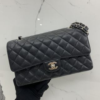 A01112 CAVIAR 25CM MEDIUM DOUBLE FLAP SHW W/CARD NO.31