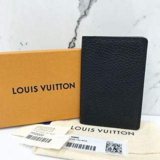 Louis Vuitton Pocket Organizer Monogram Taurillon Noir