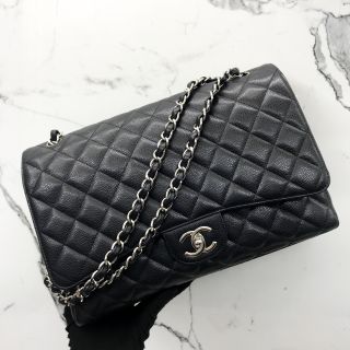 Chanel Bag Caviar Skin Maxi No.18 W Card