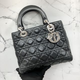 Dior Bag Lady Medium Black 2Way