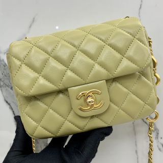 LAMBSKIN AS3489 LIGHT GREEN MICROCHIP MISSING 1 SCREW