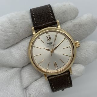 IWC WATCH PORTOFINO IW357414 AUTOMATIC 34 DIAMONDS 12P RG750 7006650