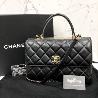 Chanel Bag Lambskin Trendy Cc Black No.26 WCard