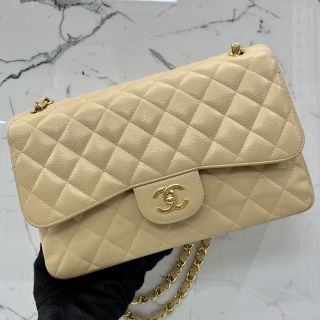 No.20 Jumbo Classic Flap in Caviar Skin