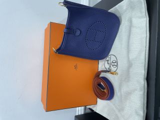 Hermes Evelyn TPM 16CM in Clemence, C Stamp