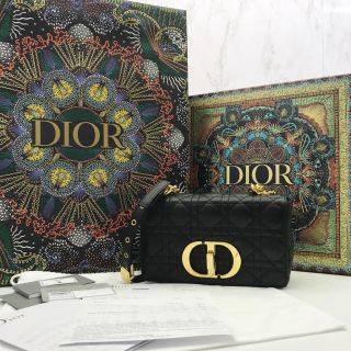 Dior Black Calfskin Small Dior Caro Bag