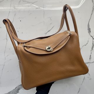 Hermes Bag Lindy 34 in Clemence, R Stamp