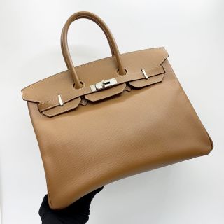 Hermes Bag Birkin 35 in Cognac Epsom Leather, M Stamp