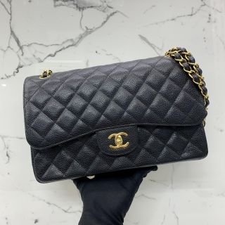 CAVIAR SKIN JUMBO 30CM W FLAP W/CARD NO.23