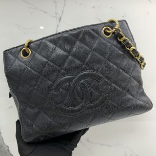 CAVIAR BLACK GHW CHAIN SHOULDER NO.16 NC