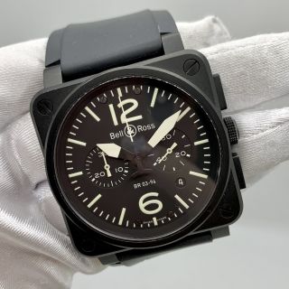 BR03-94 CHRONOGRAPH BLACK MATT