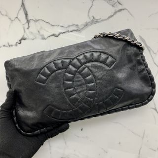 CHAIN POUCH CC BLACK NO13 W/CARD