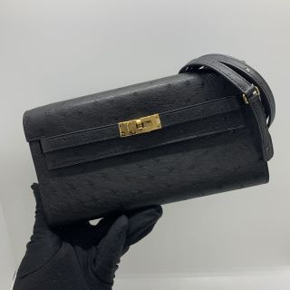 TO GO OSTRICH BLACK GHW Z STAMP