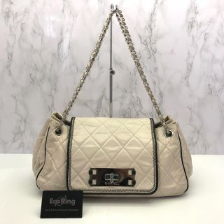 Chanel Bag Lambskin 2.55 No.12 White Tote