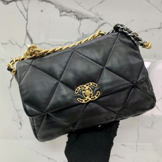 LAMBSKIN AS1161 LARGE BLACK GHW MICROCHIP