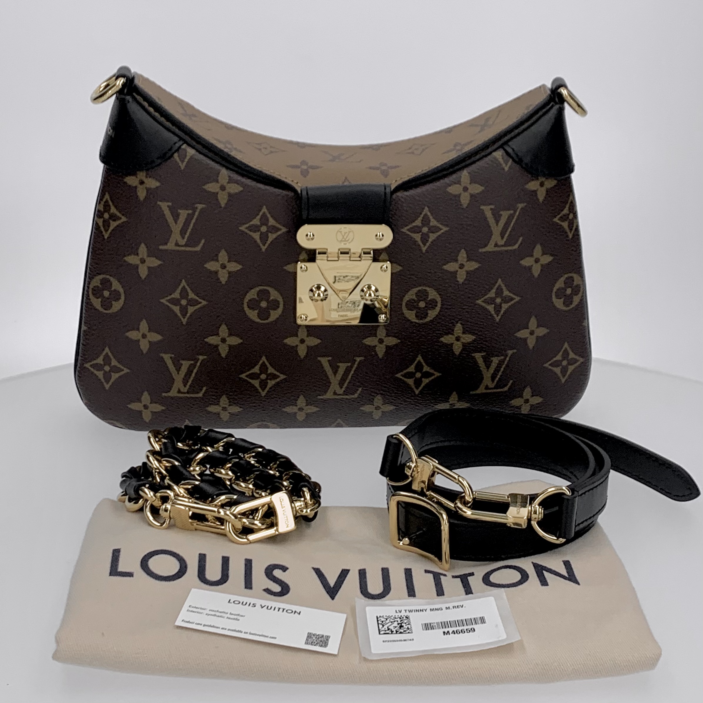 LV TWINNY M46659 MONOGRAM REVERSE 