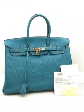 HERMES BIRKIN 35 Togo I stamp