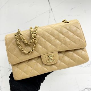 Chanel No.8 Matelassé 25 Flap Bag in Caviar Skin