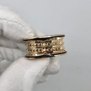 BVLGARI FINE JEWELRY RING AU750 B ZERO ONE ROCK #56 14.44G 2020 FULLSET SN31R8