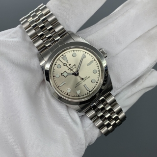TUDOR WATCH BLACK BAY 79600 SILVER FACE FULLSET 2023 31MM