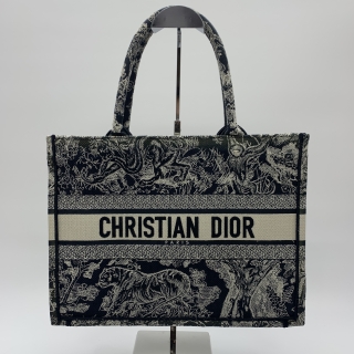 DIOR BAG BOOK TOTE LARGE TOILE DE JOUY 50-MA-0233