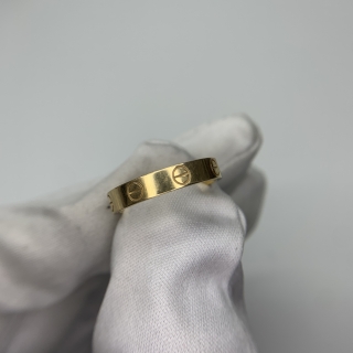 CARTIER FINE JEWELRY RING LOVE AU 750 SIZE 53 / 3.34G  NO CERT / NO BOX