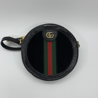 GUCCI BAG GG 550618 OPHIDIA MINI ROUND CHAIN SHOULDER