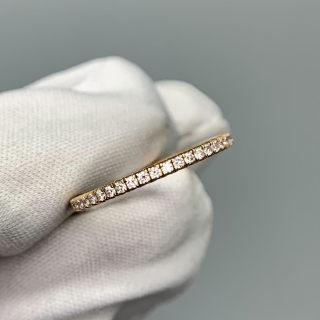 CARTIER FINE JEWELRY RING FULL ETERNITY DIAMOND1.08G 48#