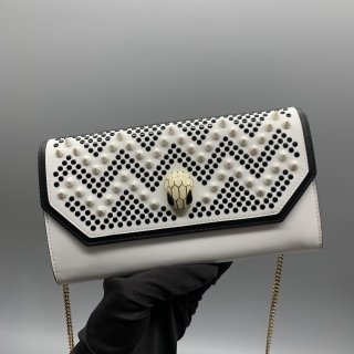 BVLGARI SLG WALLET ON CHAIN LONG SERPENTI STUD X NICHOLAS KIRKWOOD