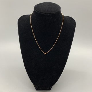 CARTIER FINE JEWELRY NECKLACE D’AMOUR AU750 1PD 2.13G XS