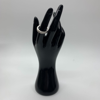 BVLGARI FINE JEWELRY RING B ZERO1 WG 750 18K SIZE 59 / 9.12G