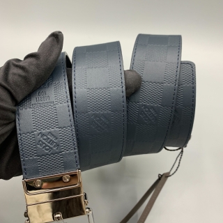 LOUIS VUITTON ACCESSORY DAMIER BELT COBALT GRAPHITE M9211 #100