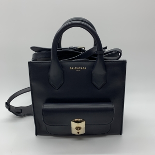 BALENCIAGA BAG 319499 PADLOCK MINI 2 WAY NAVY