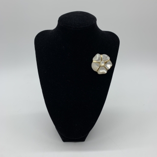 CHANEL FASHION JEWELRY  BROOCH  CAMELIA STONE 01A
