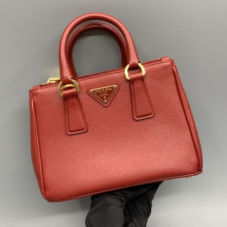 PRADA BAG SAFFIANO 1BA907 GALLERIA MICRO 2WAY RED