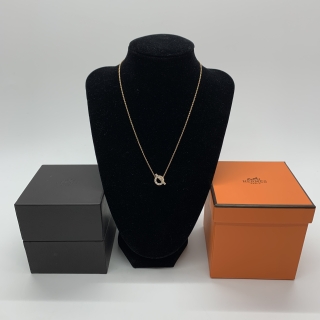 HERMES FINE JEWELRY NECKLACE FINESSE 4.16G