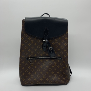 LOUIS VUITTON BAG MACASSAR PALK BACKPACK M40637 W/INITIAL