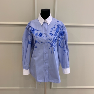 GUCCI CLOTHES SHIRT LONG SLEEVES FLOWER PRINT 788836 #M