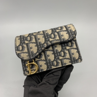DIOR SLG OBLIQUE CARD HOLDER