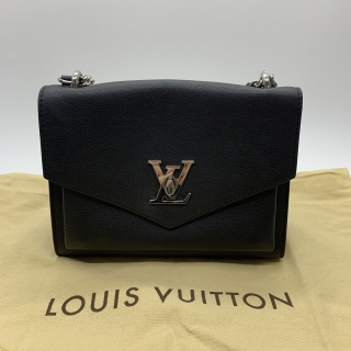 LOUIS VUITTON BAG LOCKME BB CHAIN SHOULDER BLACK RFID M51418