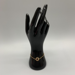 TIFFANY FINE JEWELRY BRACELET ATLAS DIA 4P AU750 2.81G