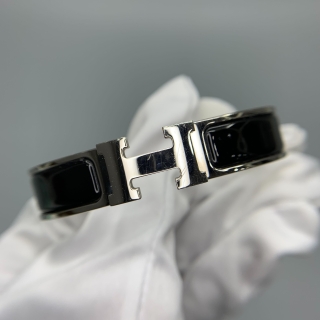 HERMES FASHION JEWELRY BRACELET CLIC CLAC NOIR BLACK