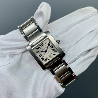 CARTIER WATCH TANK FRANCAISE 2302 LM W51002Q3