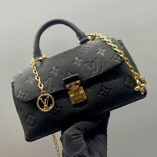 LOUIS VUITTON BAG EMPREINTE NANO MADELEINE MONOGRAM BLACK M12144 RFID