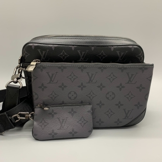 LOUIS VUITTON BAG MONOGRAM ECLIPSE M69443 TRIO MESSENGER RFID