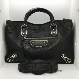 Balenciaga Black City Bag